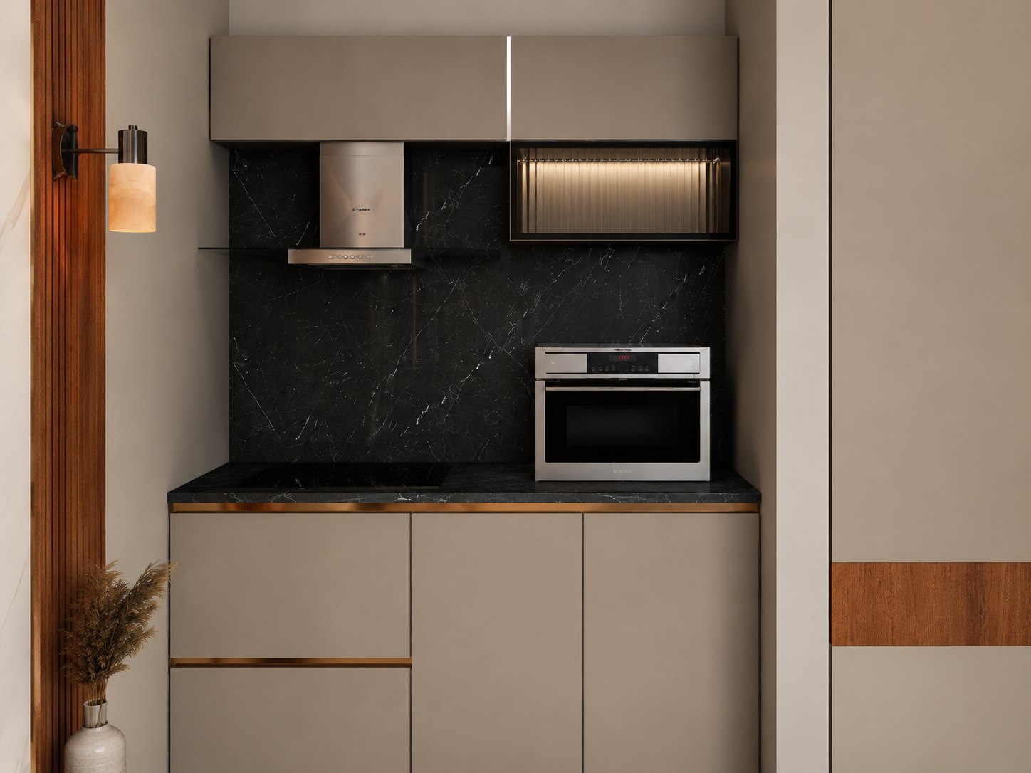 1 BHK Kitchen Layout